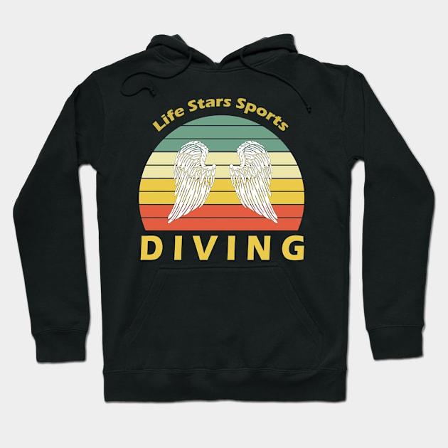 Sport Diving Hoodie by Hastag Pos